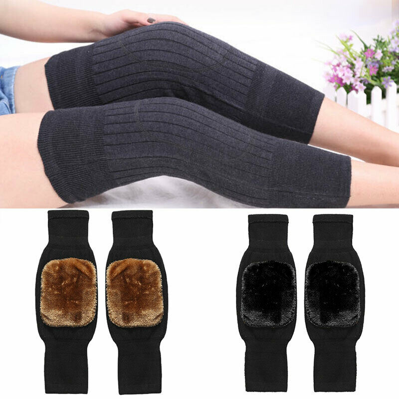 Wool Knee Warmer Unisex Knee Pads With Strap